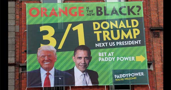 Paddy Power create outrageous billboard poster for Donald Trump