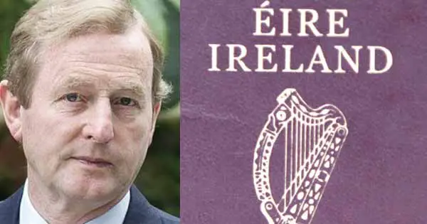 Enda Kenny Irish passport