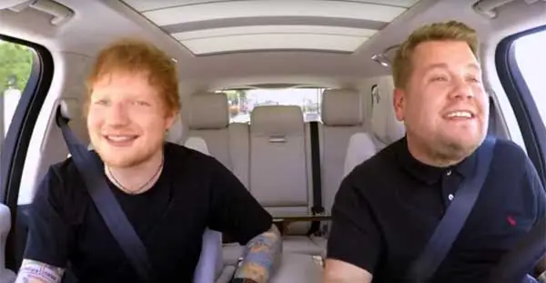 Ed Sheeran joins James Corden for Carpool Karaoke