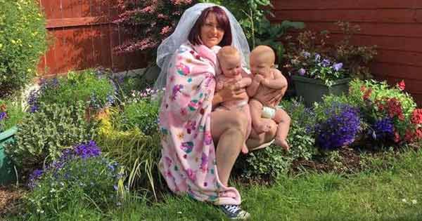 Irish mammy recreates Beyoncé’s floral photoshoot to announce the birth of her twins