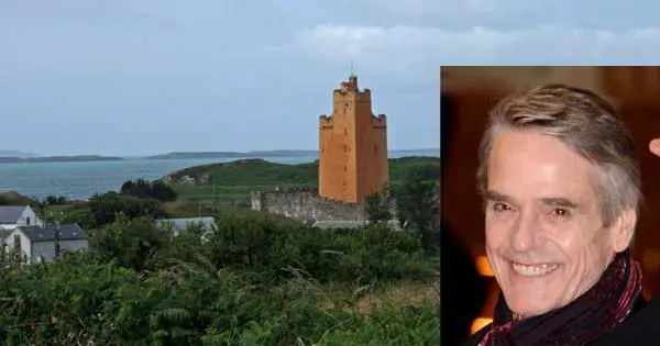 Jeremy Irons reveals why he 'had to save' ancient Irish castle. Photo copyright Mike Searle CC2 and Georges Biard CC3