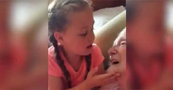 Moving video sees five-year-old Irish girl singing to her great grandmother