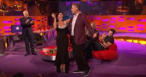 Will Ferrell shows off his dance moves on the Graham Norton show