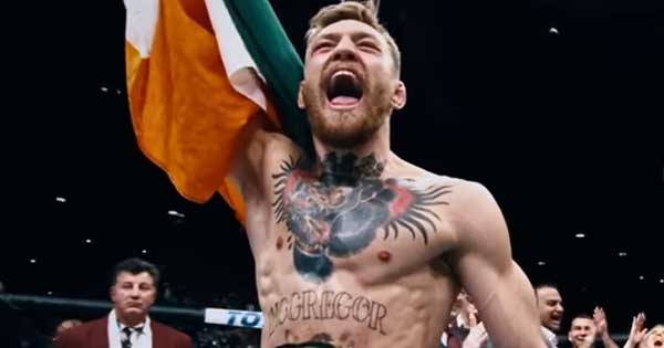 Conor McGregor celebrates movie premiere with picture of the Pope