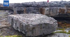 Aran island rock gives a stark warning of the vast power of the ocean