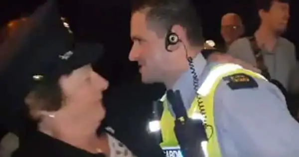 Dancing policeman joins in the fun at Fleadh Cheoil festival