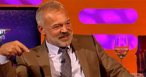 Graham Norton passes on life advice to teenagers at his old school