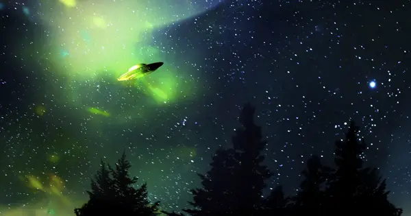 UFO seen over Ireland