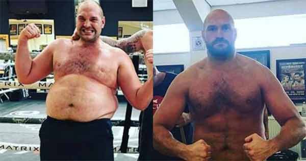 Tyson Fury's amazing weight loss