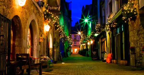 Galway at night