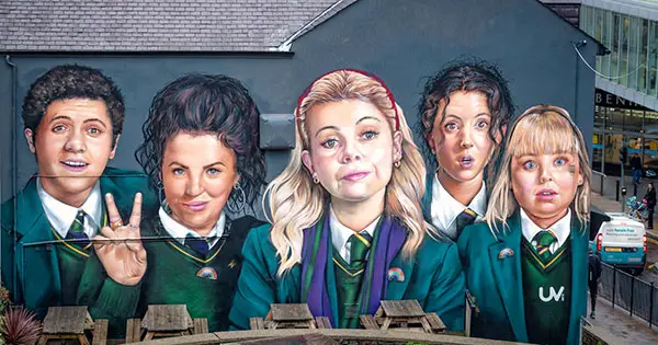 Derry Girls Mural, Derry