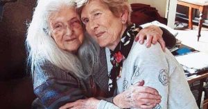 Irish woman meets 103-year-old mother after 60 year search. Photo from RTE