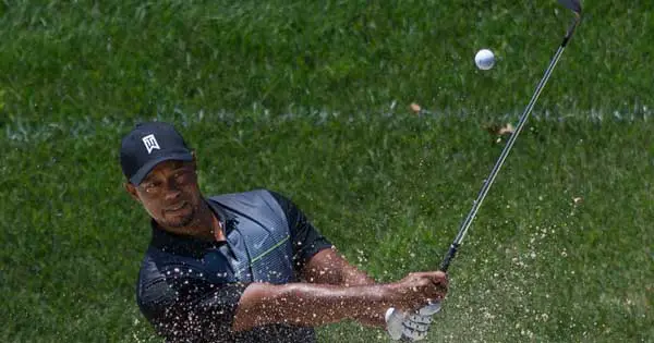 Tiger Woods won't be sampling the Guinness on this trip to Ireland. Photo copyright Keith Allison CC2