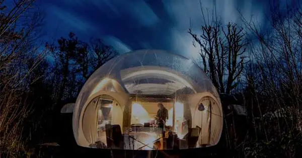 Bubble domes, Finn Lough, Co. Fermanagh