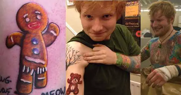 Ed Sheeran's tattoos