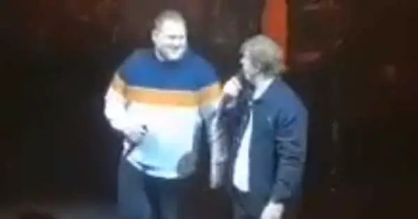 Irish fan steals the show after Lewis Capaldi invites him onstage to sing