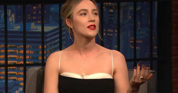 Saoirse Ronan can’t wait to get home to Ireland for Christmas to sit in her pyjamas all day