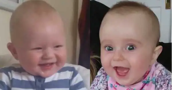 babies laughing
