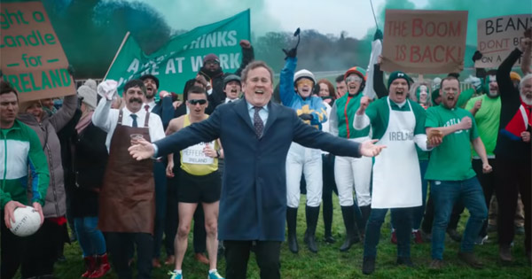 Irish actor stokes up the rivalry with England ahead of ‘the greatest show on turf’