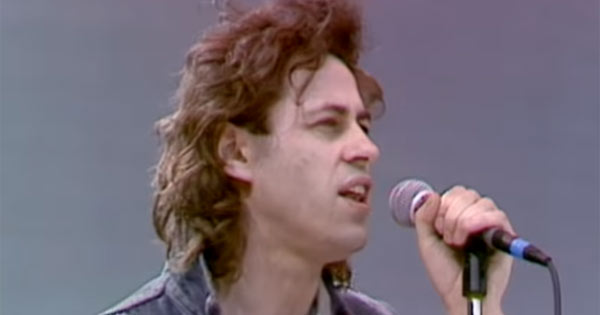 Bob Geldof at Live Aid