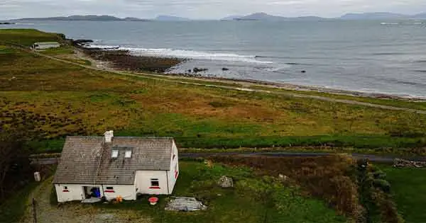 This traditional Irish coastal cottage has stunning views in every direction – take a look inside