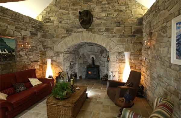 Heathfield Castle fireplace