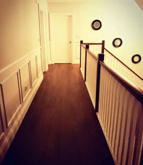 Corridor in Irish couple's dream house