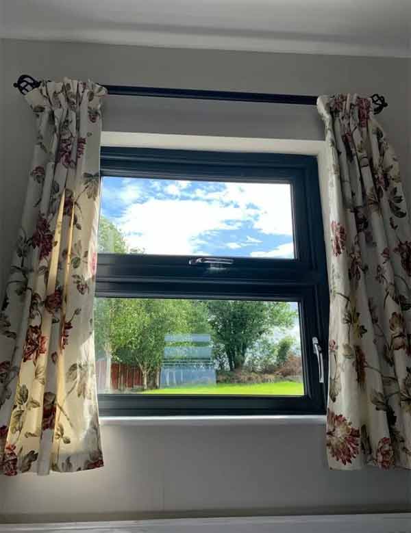 Longford cottage bedroom window