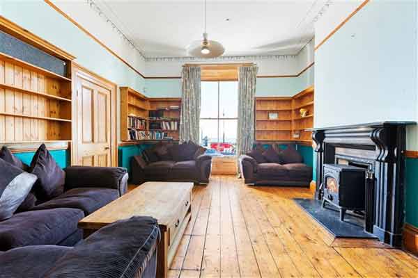 Sinéad O'Connor’s seafront home sitting room