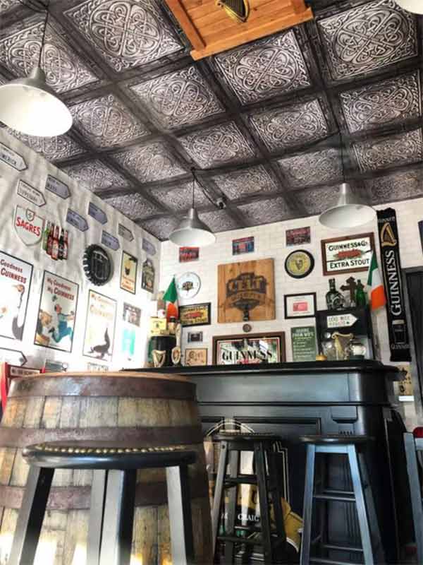 Toronto Irish pub ceiling