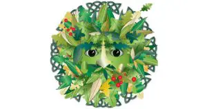 Green Man is a symbol of rebirth in Celtic Culture. copyright Ireland Calling