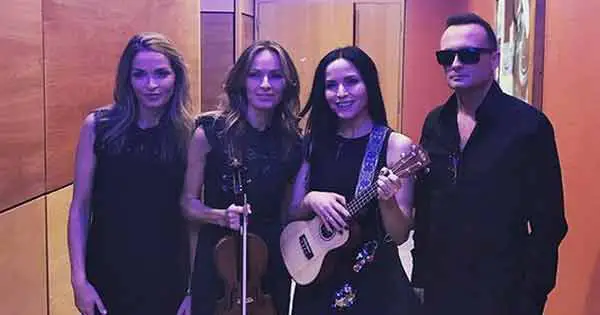 Sharon Corr says the Corrs would have furious rows backstage – before making each other laugh