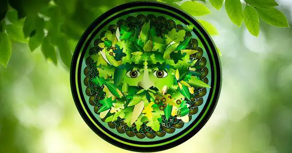 The Green Man - symbol of rebirth in Celtic Culture