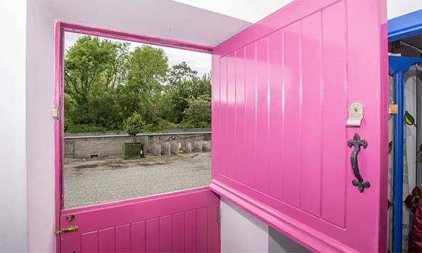 Mill Cottage pink door