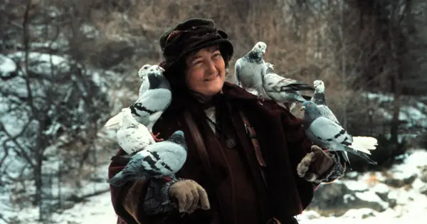 Brenda Fricker as Pigeon Lady