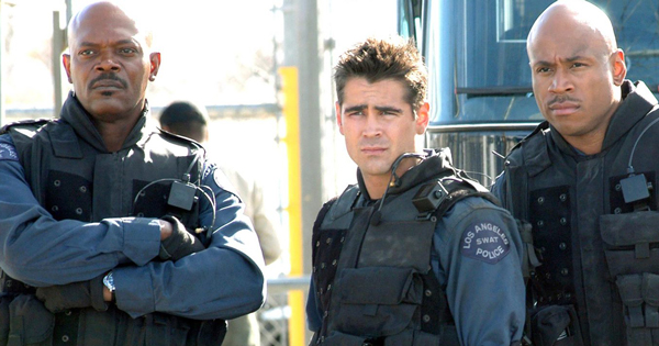 Colin Farrell and Samuel L Jackson in S.W.A.T.