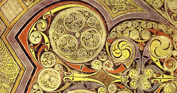 Triskeles in the Book of Kells