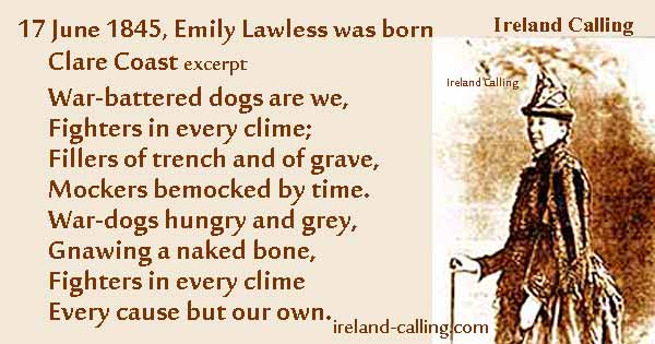 Emily Lawless- writer and -poet