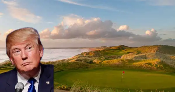 Donald Trump envious of son running Doonbeg golf course. Photo copyright Michael Vadon CC2