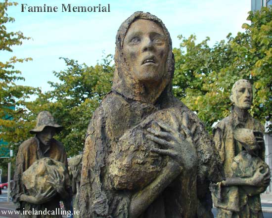 Famine figures in Dublin