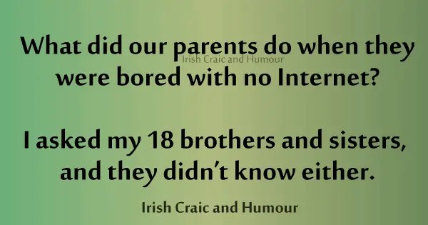 Irish Craic and Humour