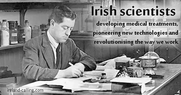 Achievements of great Irish scientists. Image copyright Ireland Calling