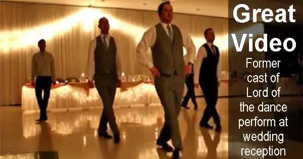 Great video - Former cast of Lord of the dance perform at wedding reception