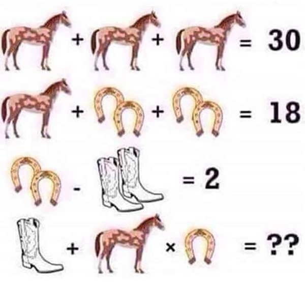 Horse puzzle
