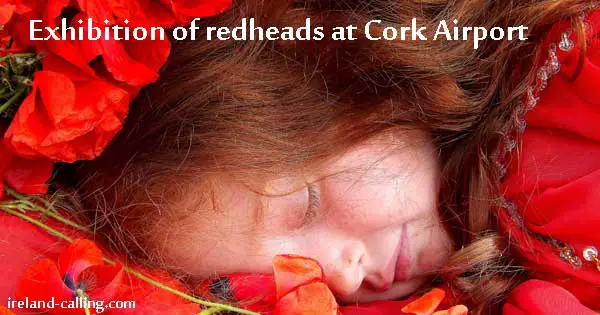 Exhibition of redheads at Cork Airport. Image copyright Ireland Calling