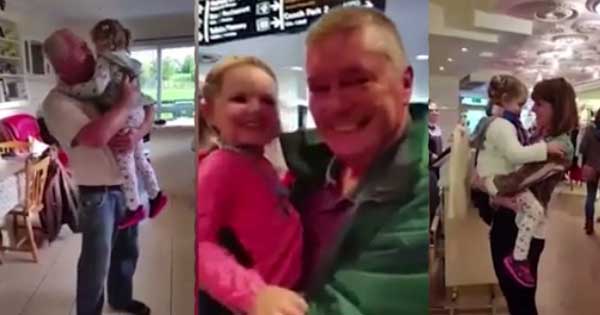 Irish-Australian toddler is perfect surprise for family back home
